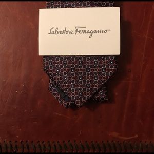 Salvatore Ferragamo Tie in BLUE as shown.